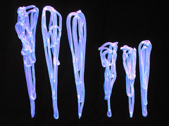 UV-active icicles