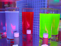 UV-active glow water