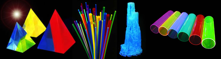 Plastilight Leuchtstab 6mm Neon UV aktiv 1m - Schwarzlicht 